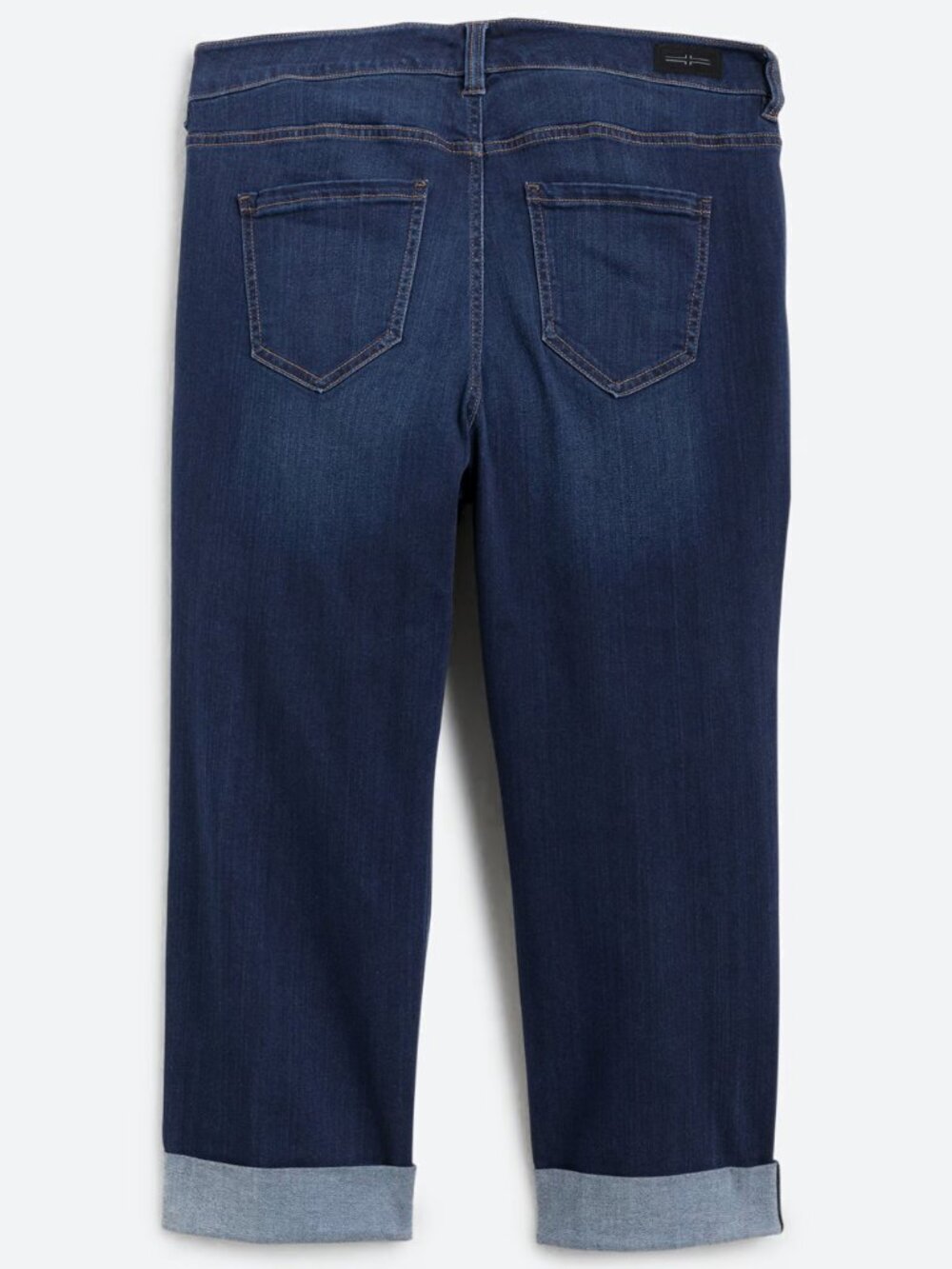 Liverpool Charlie Crop Wide Rolled Cuff Jean - Picture 2 of 6